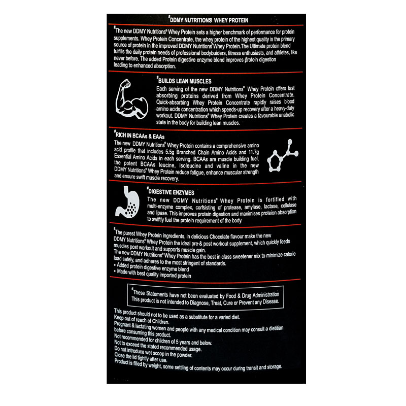 DDMY - Super Advanced Whey Protein Chocolate Flavour (4 KG)