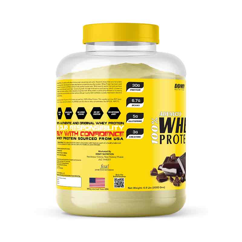 DDMY Nutritions Advanced Whey Chocolate Nutrition 2kg